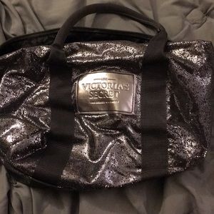 Victoria secret gunmetal sequin purse